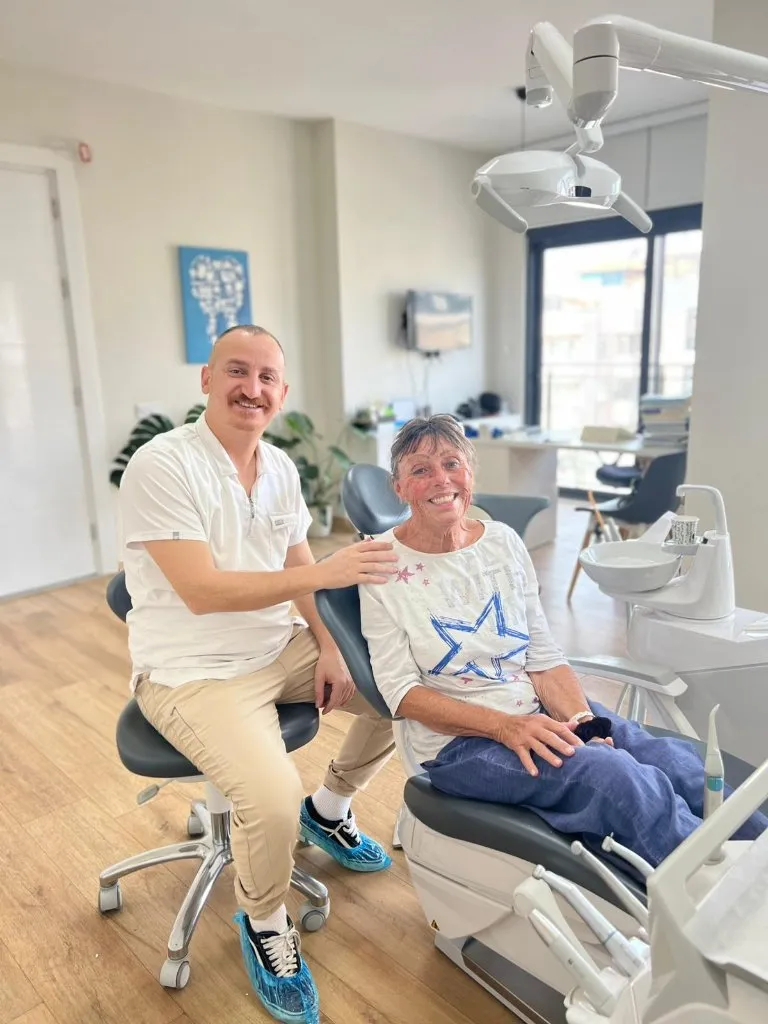With Dr. Yunusoğlu at the clinic
