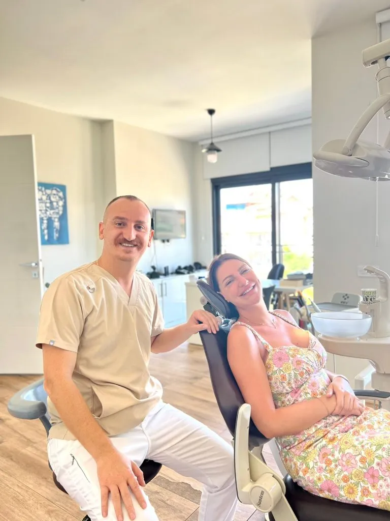 A smile at the end of the appointment