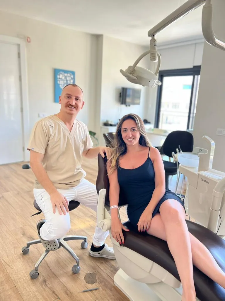 With Dr. Yunusoğlu at the clinic